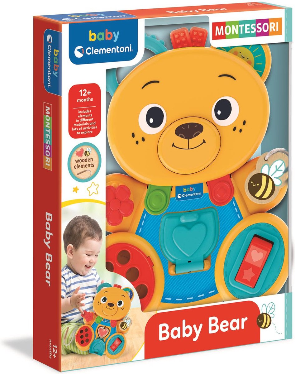 Clementoni montessori baby - travl bjørn
