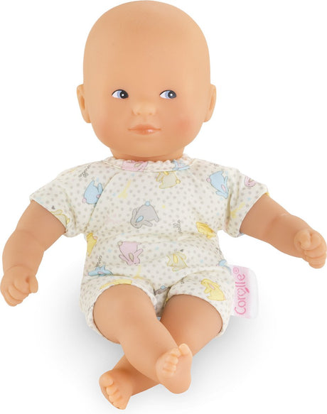 Corolle baby dukke mini calin kanin blå øjne 20cm - vanilje duft.