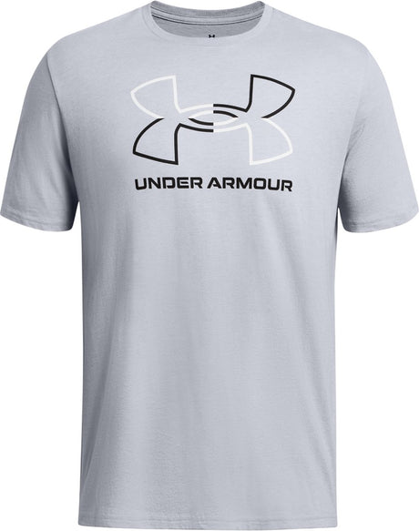 Under Armour UA GL Foundation Update SS-Gry Sportstrøje til mænd - Modgrå Medium Heather - Hvid - Sort