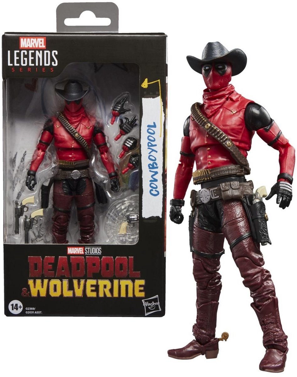 Hasbro deadpool wolverine - cowboy pool - figur legends serie 15cm