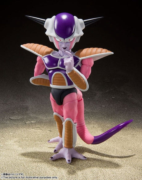 Bandai tamashii nations dragonball z s.h. figuarts actionfigur frieza first form frieza pod sæt 11 cm actionfigur