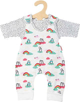 Heless dukker romper pingvin med t-shirt, 28-35 cm