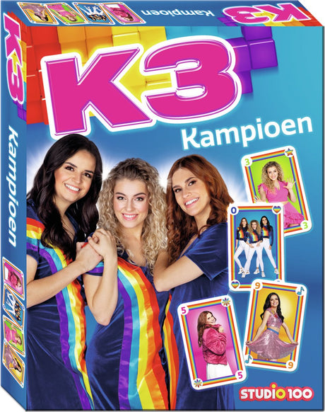 K3 kortspil - mester - med 55 kort