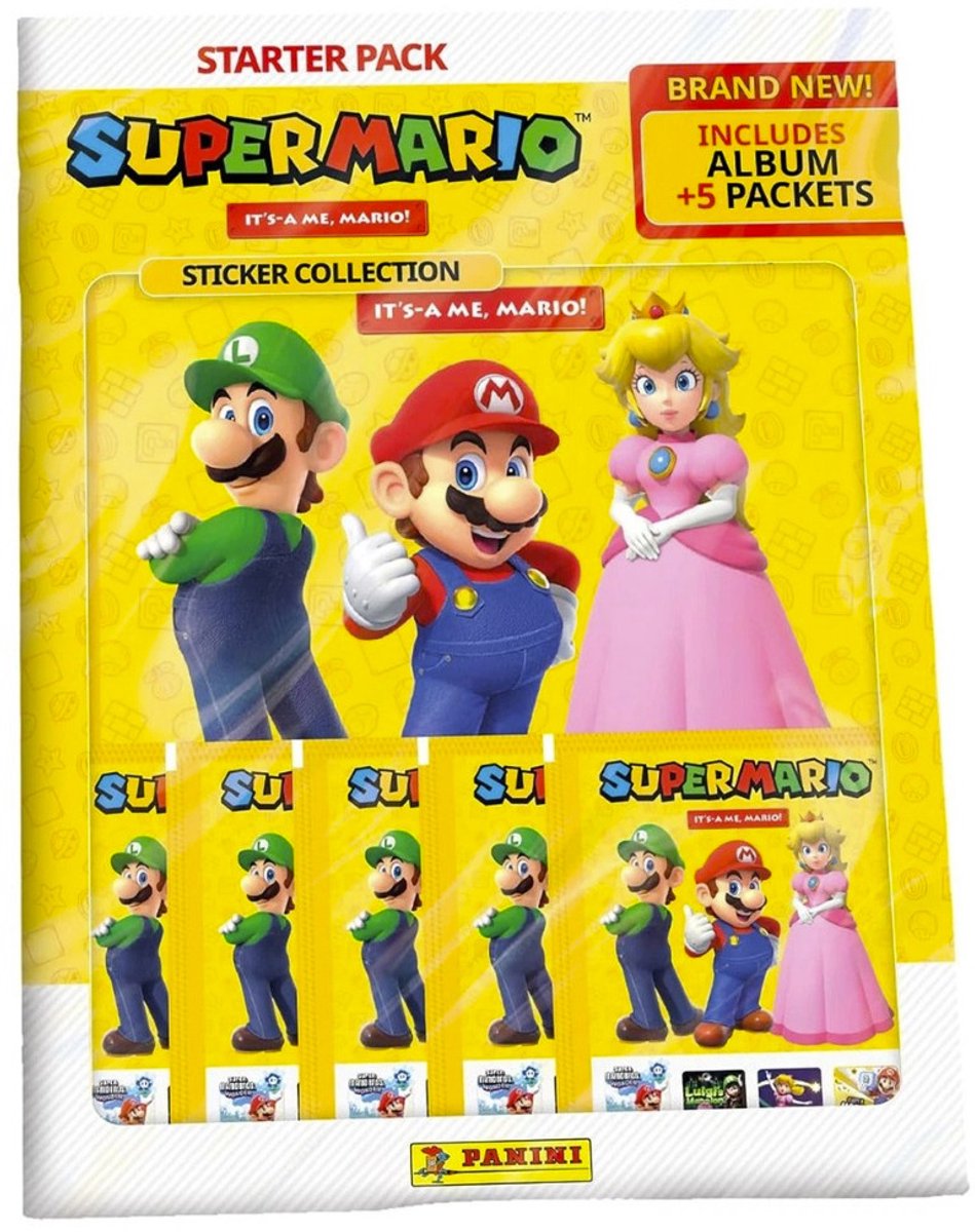 Panini - super mario klistermærke 2 - startpakke