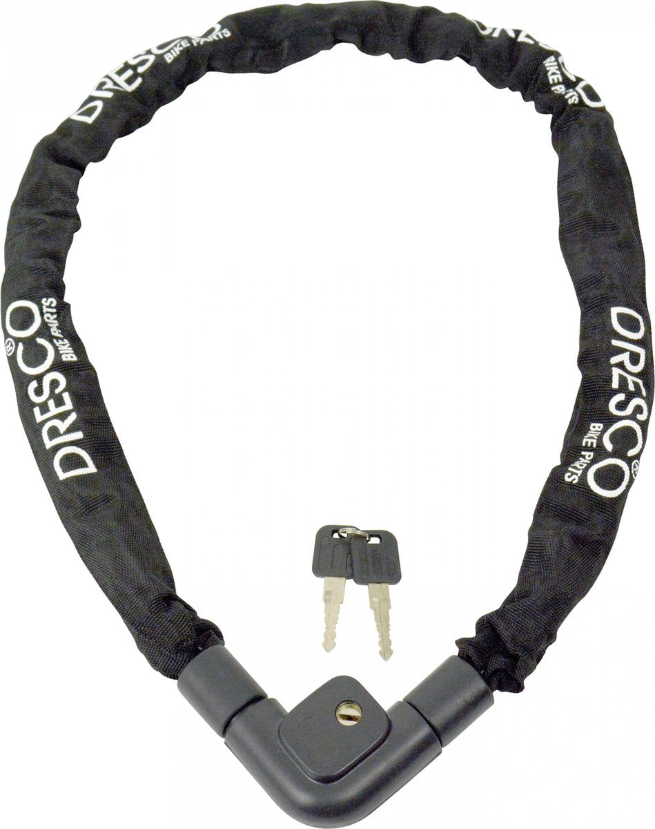 Dresco kædelås 120 cm - sort