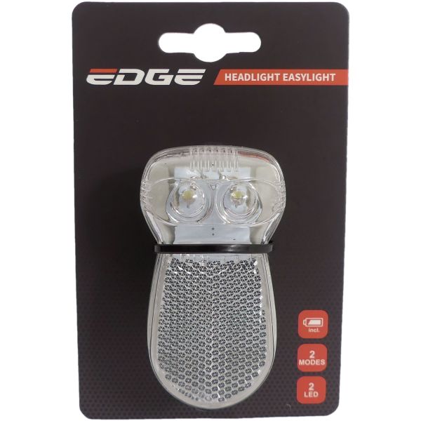 Edge forlygte easylight - 2 LED'er - inklusive batteri (på kort)
