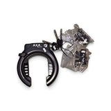 Axa XXL Black Ring Lock + Saddle Bag + Ulc100 halskæde
