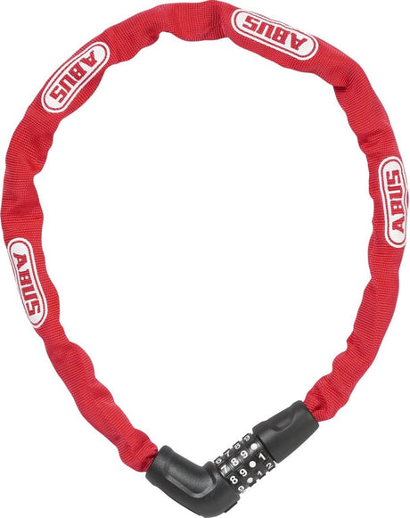 Abus 5805C 75 Red Chain Lock - 4 mm tyk - 75 cm længde
