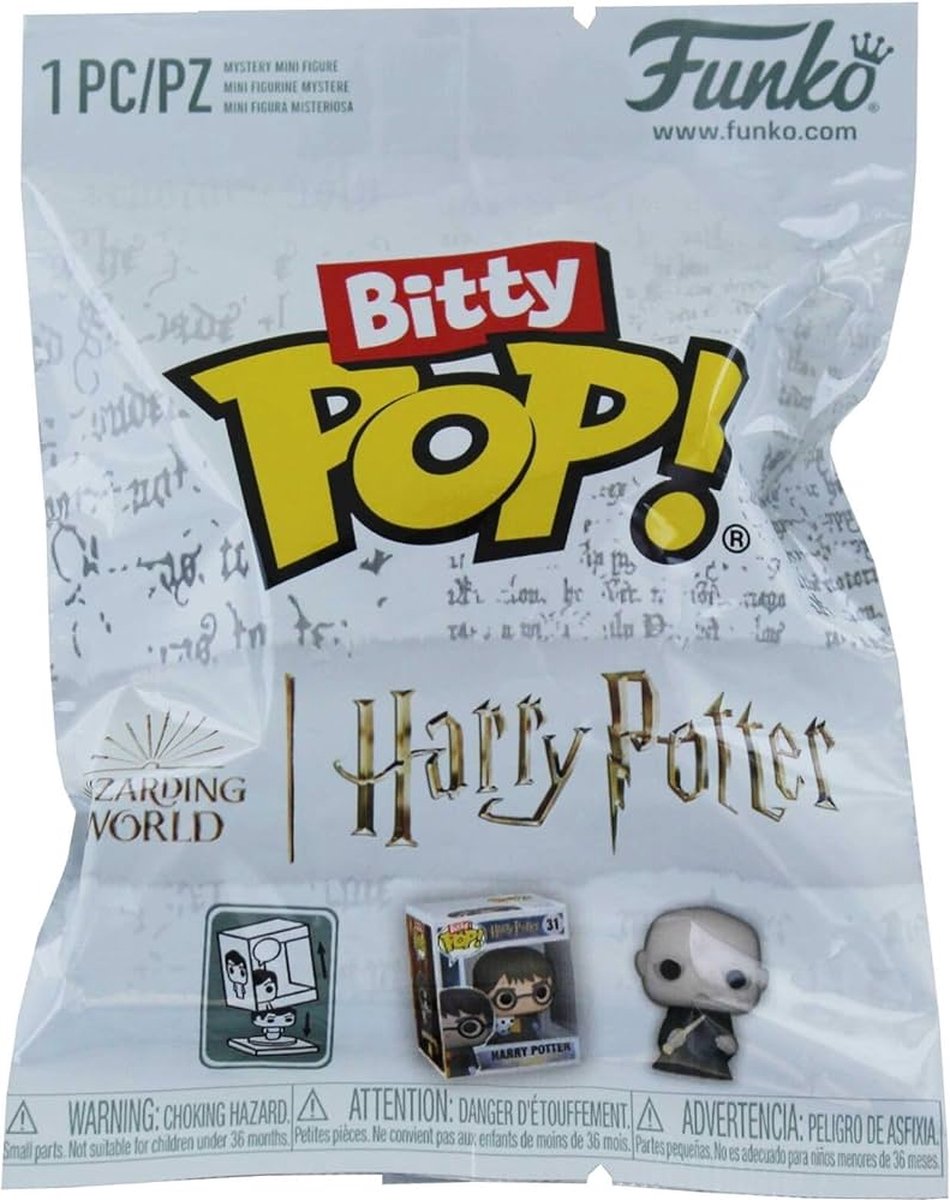 Funko pop! harry potter: mystery bitty - 2,5 cm (1 bitty pr. pose)