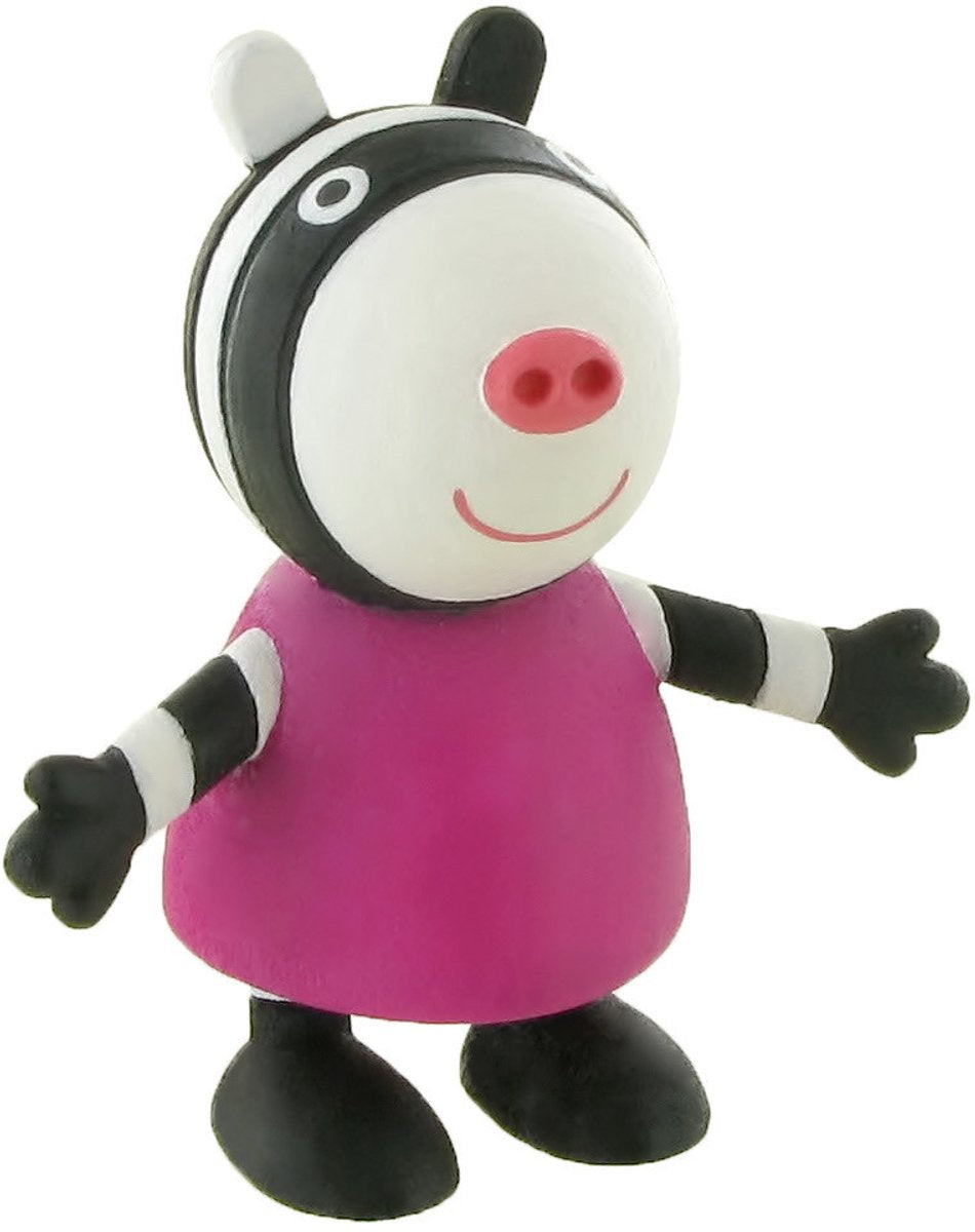 Peppa pig zoe zebra kage topper dekoration 6 cm.