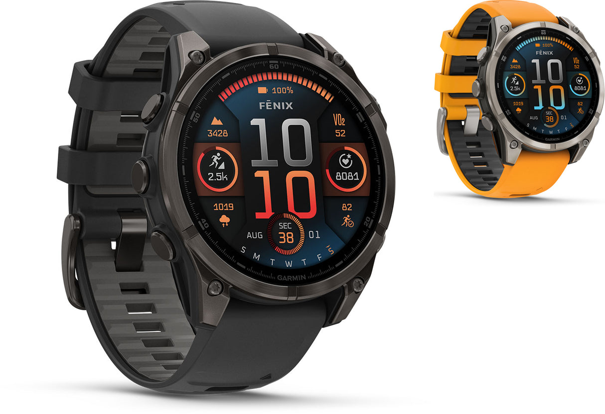 Garmin fēnix® 8 - 47 mm amoleret safir - GPS multisport