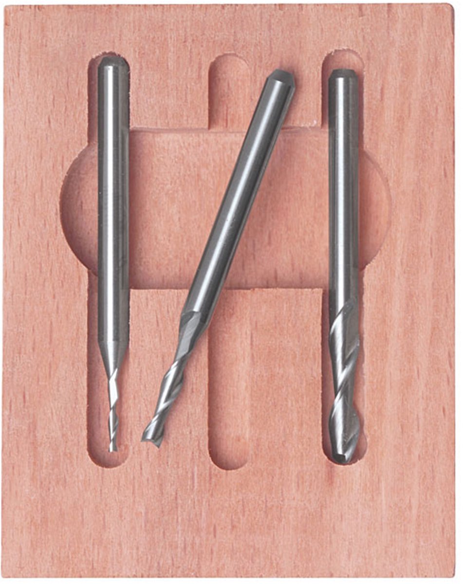 Proxxon - hårdmetal. Skaftfræsesæt 3 stk. (pr27116) - modelbyggesæt, hobbybyggelegetøj til børn, modelmaling og tilbehør