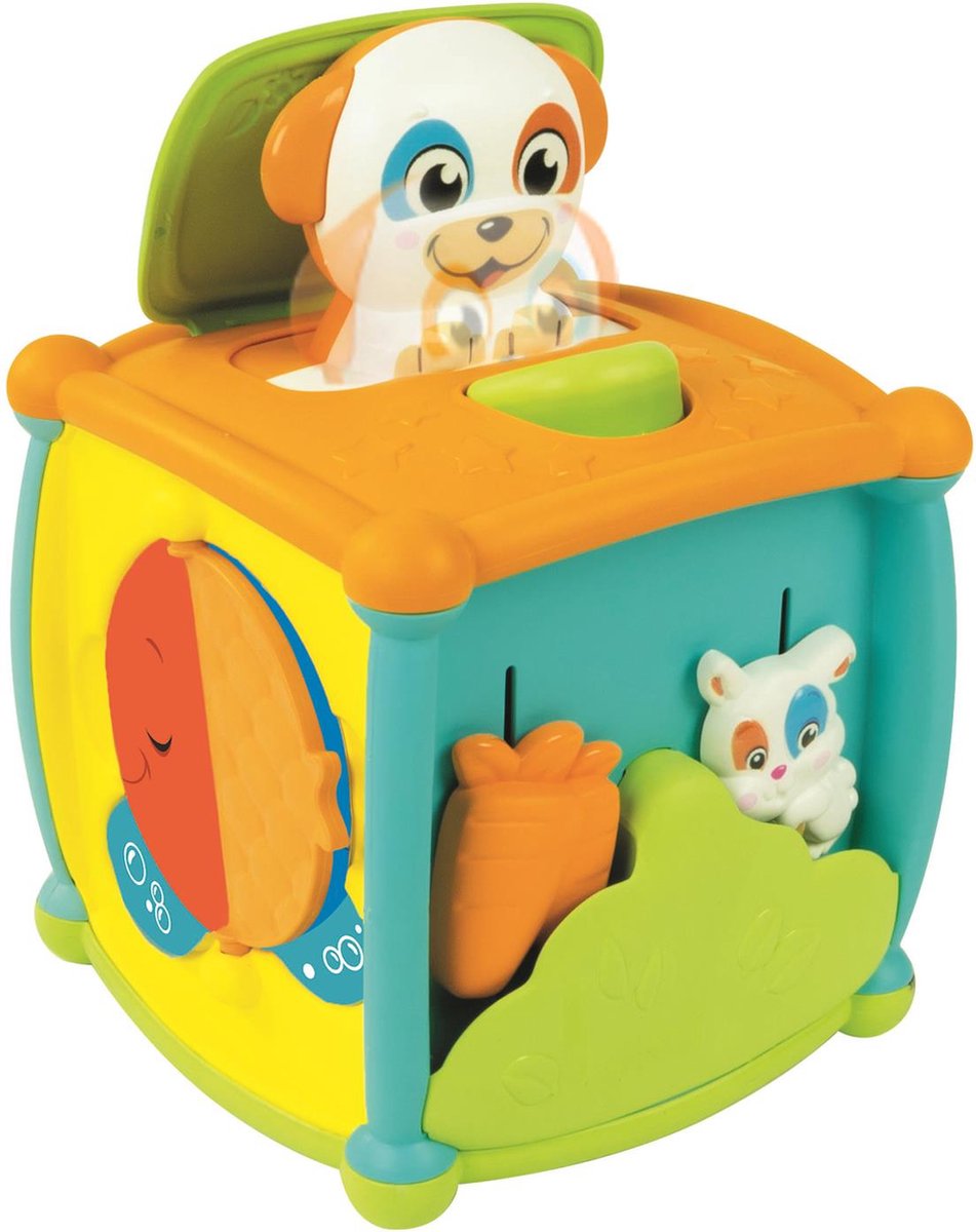 Clementoni baby - peekaboo aktivitetsterning - legeterning - interaktivt legetøj - 1 til 3 år
