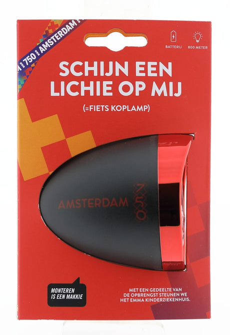 Amsterdam bi0903a forlygte led ikzi sort rød
