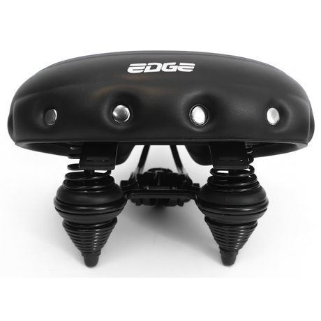 Edge Bicycle Saddle Urban XL Wave - Sort