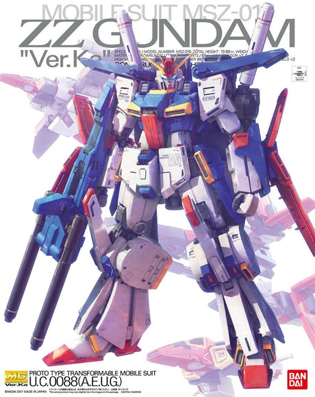Bandai namco gundam - mg 1 100 zz gundam ver. ka (kampagne) - modelsæt