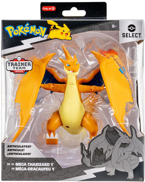 Jazwares pokémon - 15 cm - superartikuleret figur - mega charizard y