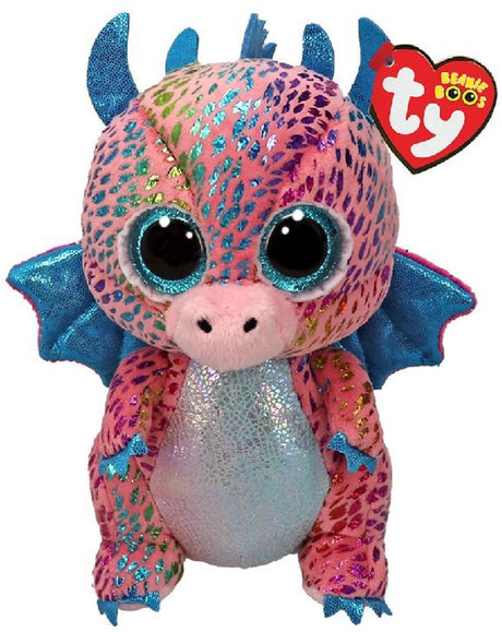 Ty beanie boos knuffel draak flint 15 cm