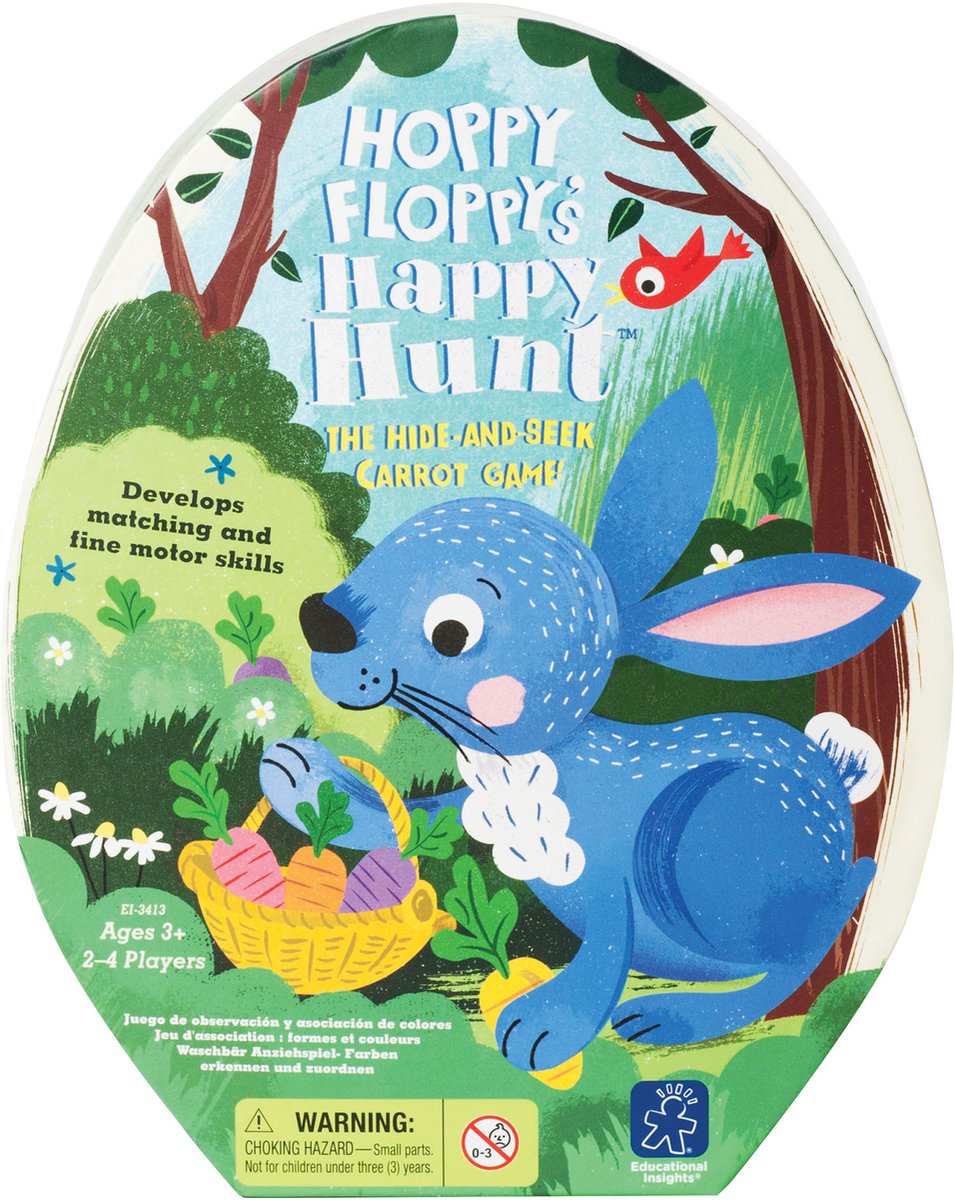 Læringsressourcer hoppy floppies happy hunt™-spil - 3+