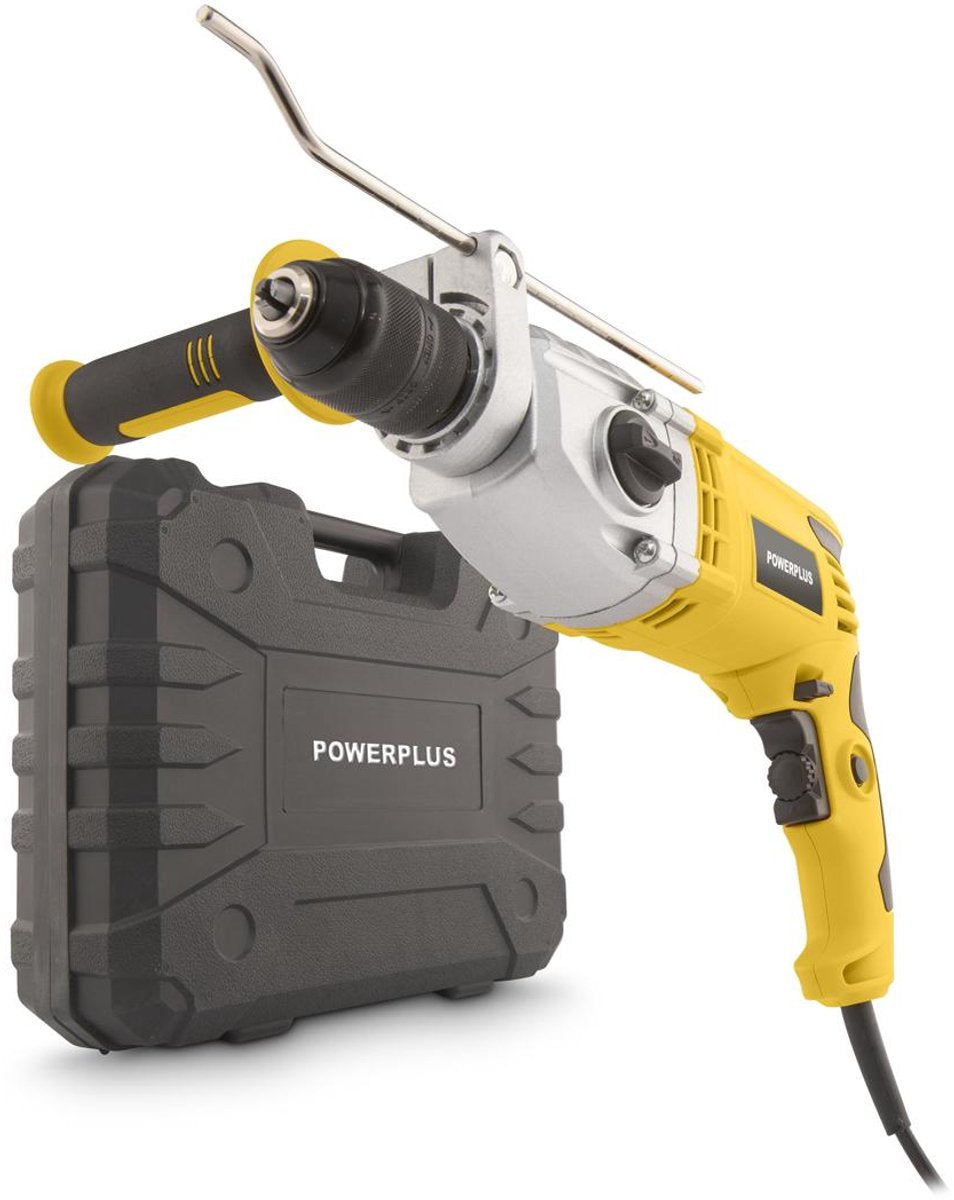 Powerplus slagboremaskine powx0291 - 1200w boremaskine med 2 gear, værktøj