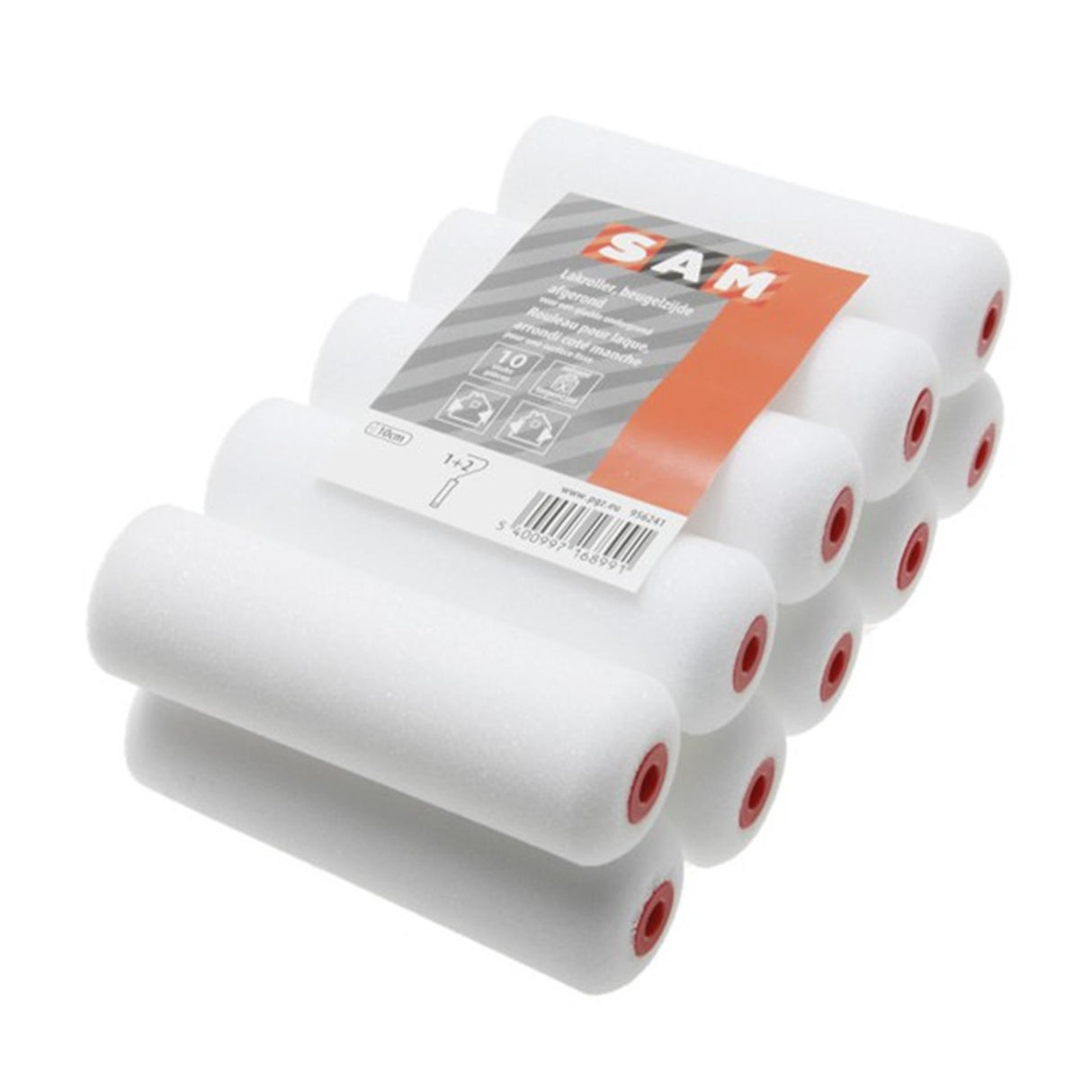 Sam filtruller 10cm 5 stk