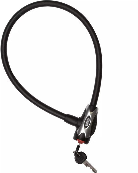 Simson Cable Lock Steel 12x65cm sort