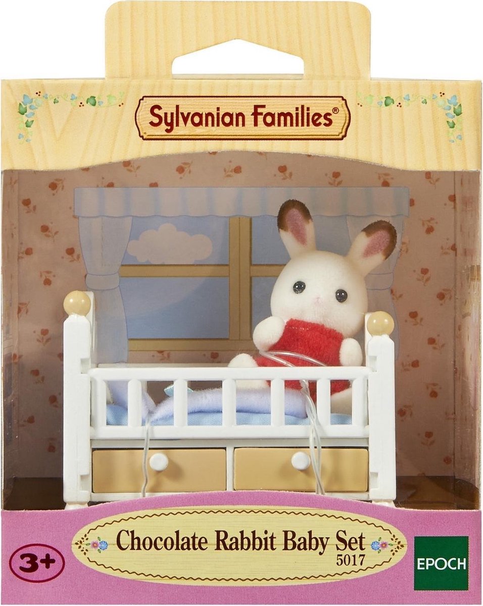 Sylvanian families 5017 sæt baby chokolade kanin