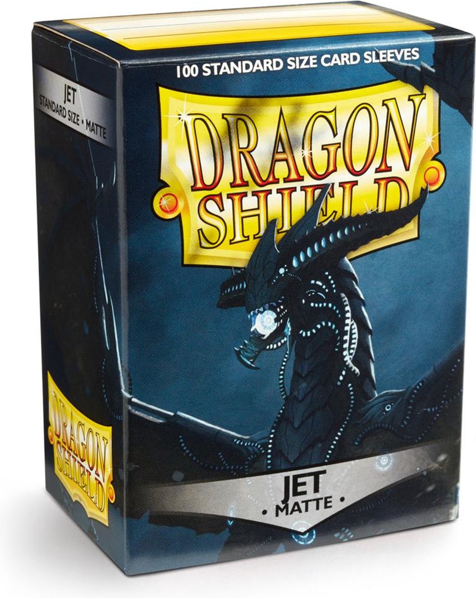 Drageskjold drageærmer matte - 100 stk - kulsort