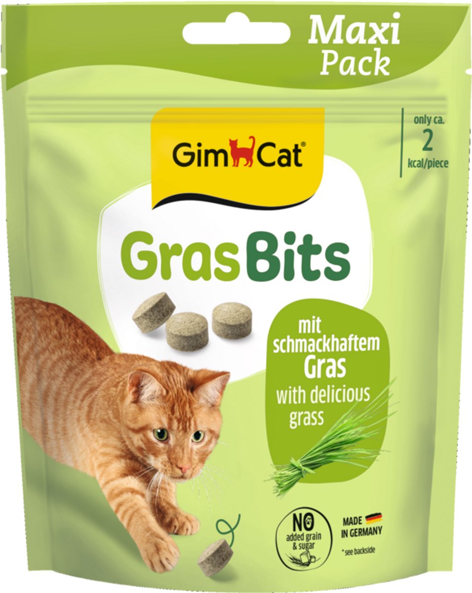 Gimcat græsbits - kattesnack - 6 x 140 g