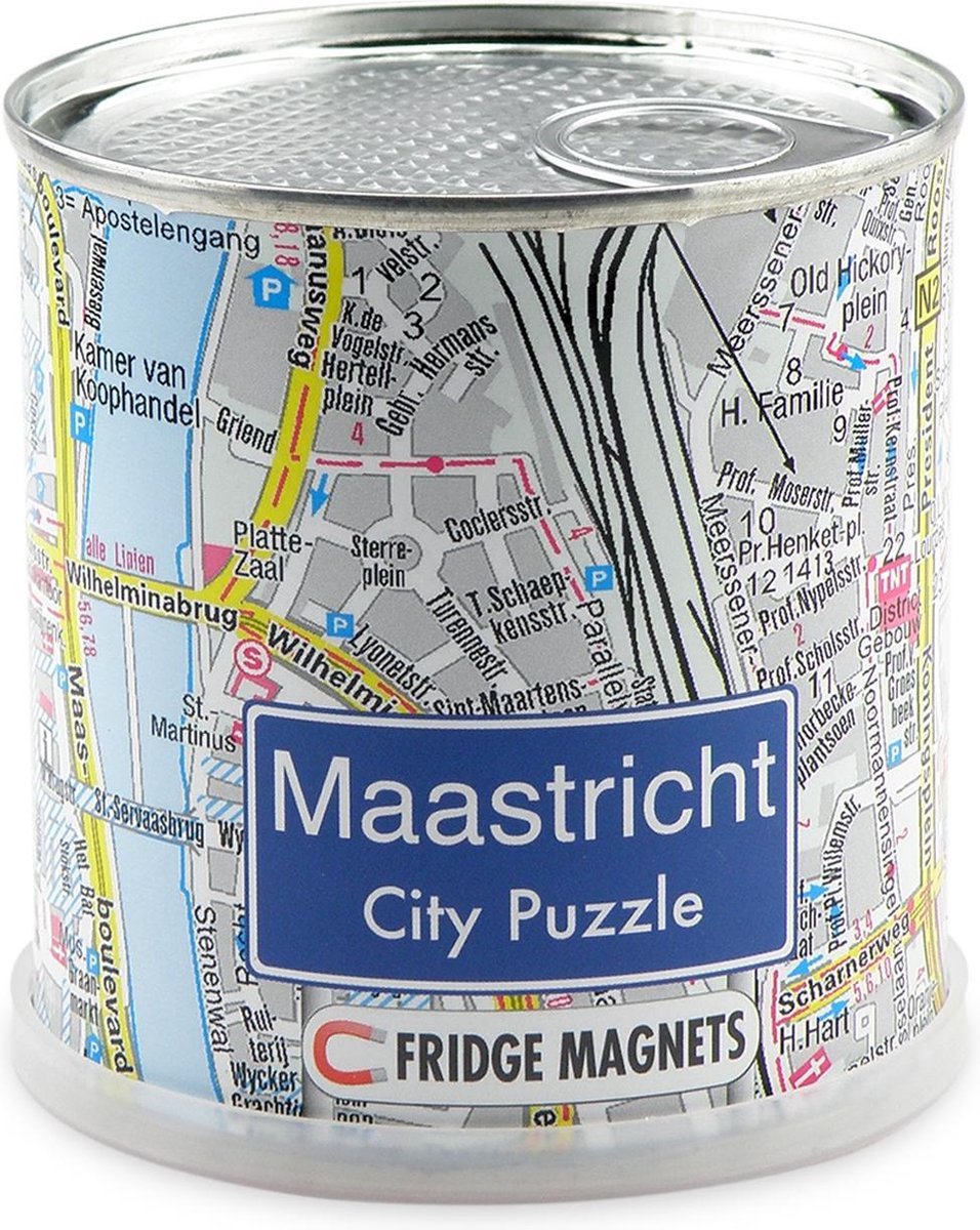 Bypuslespil maastricht - puslespil - magnetisk - 100 puslespilsbrikker