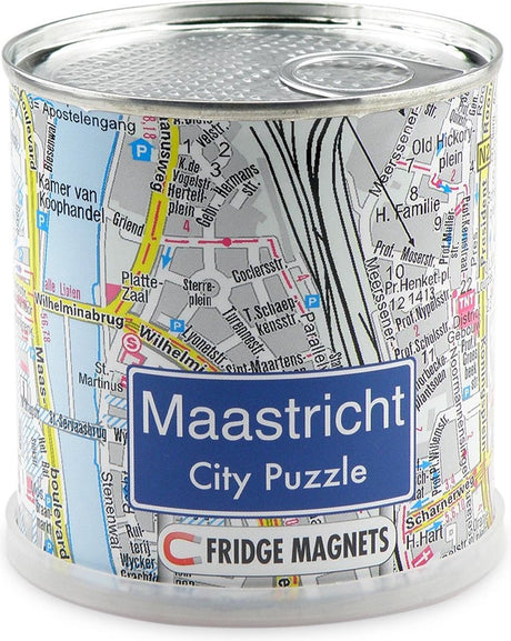 Bypuslespil maastricht - puslespil - magnetisk - 100 puslespilsbrikker