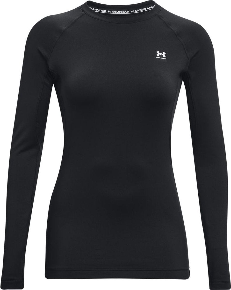 Under Armour UA CG Authentics Crew Sportstrøje til kvinder - Sort - Hvid