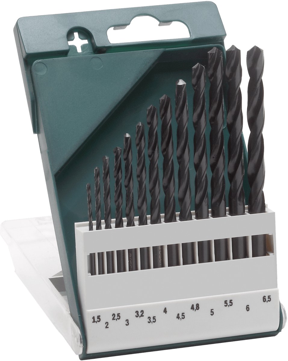 Bosch - 13-delt metalboresæt HSS-R, DIN 338