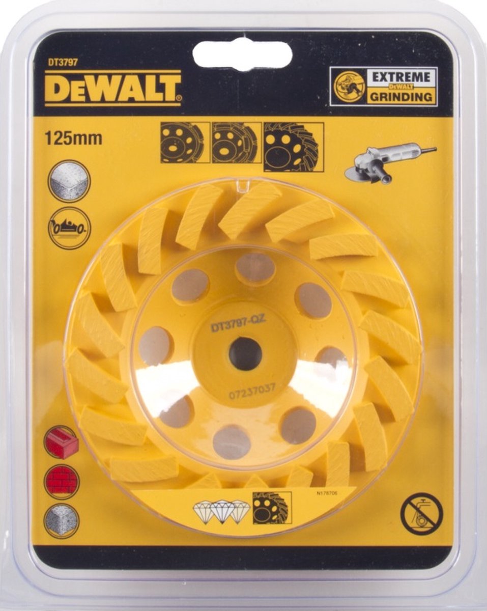 Dewalt turbo - diamantskive - 125mm - til beton