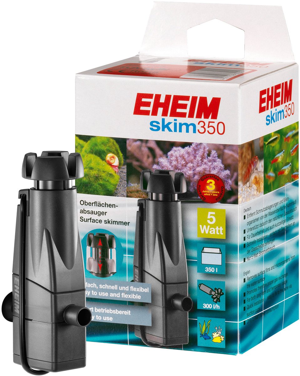 Eheim skim350 overfladeskimmer - akvariestøvsuger - 5w