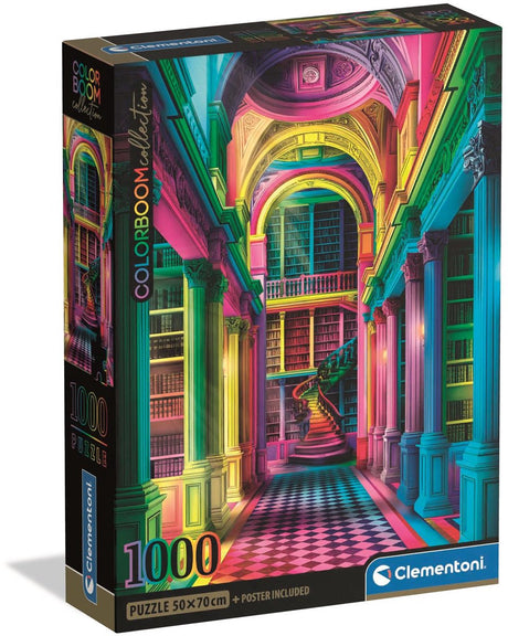 Clementoni puslespil colorboom athenaeum, 1000 stk.