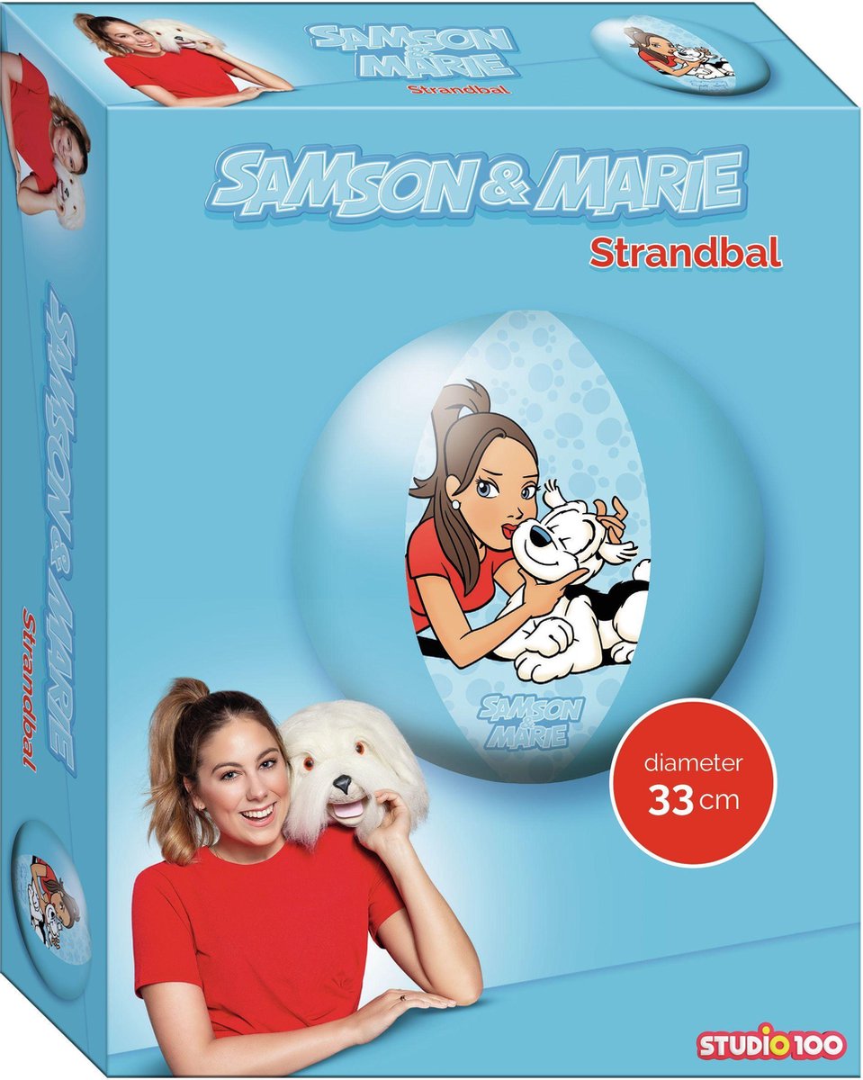 Samson marie studio 100 badebold junior 33 cm vinylblå