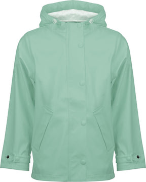 Ralka regenjas junior - sprinkle - mintgroen - maat 140