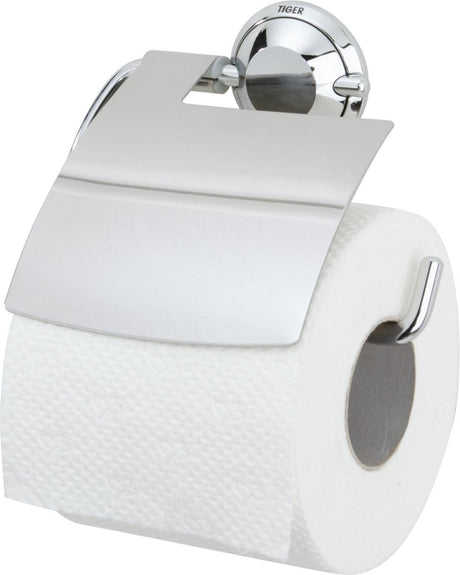 Tiger torino - toiletrulleholder med klap - krom