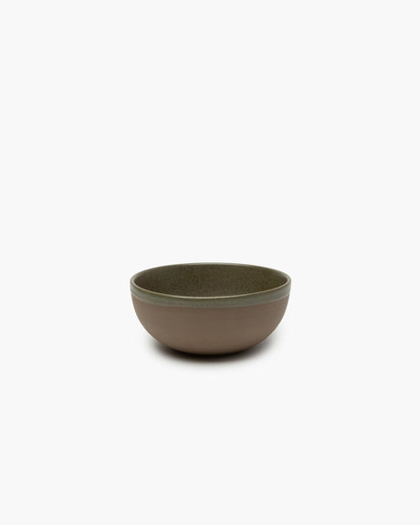 Serax - sergio herman - overflade - skål l - camo grøn - 15 ø - 4 stk.