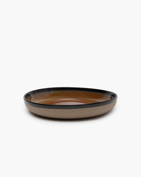 Serax - sergio herman overflade - serveringsskål m - rustbrun - h 5,5cm - 32 ø
