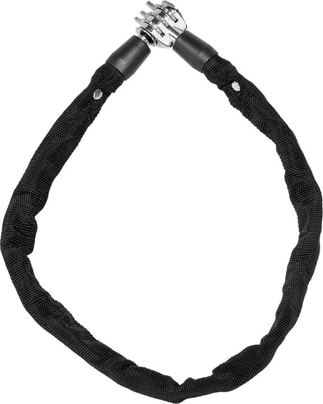 Kryptonite keeper 465 kombinationslås - kæde med integreret kombinationslås - cykelkædelås - elektrisk cykellås - 65 cm - stål - sort
