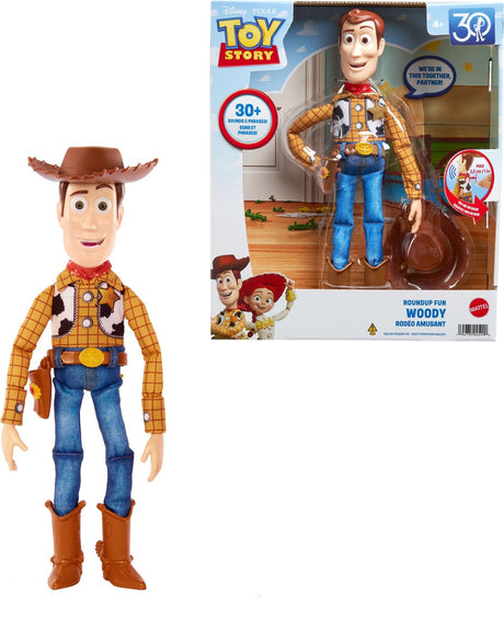 Mattel toy story woody interaktiv actionfigur med lyd.