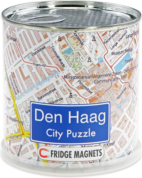 Bypuslespil Haag - puslespil - magnetisk - 100 puslespilsbrikker