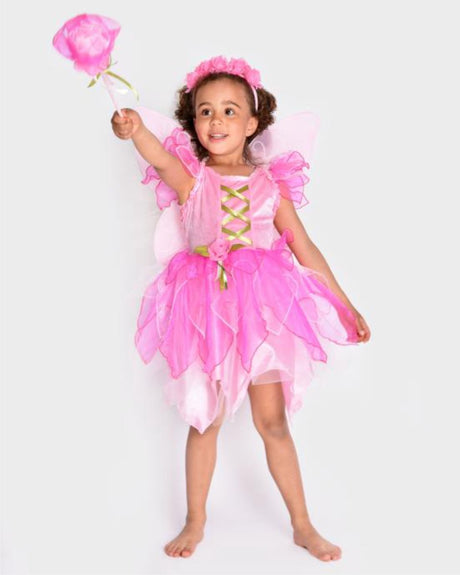 Den goda fen verkleedjurk fee met accessoires maat 98-104 roze. m