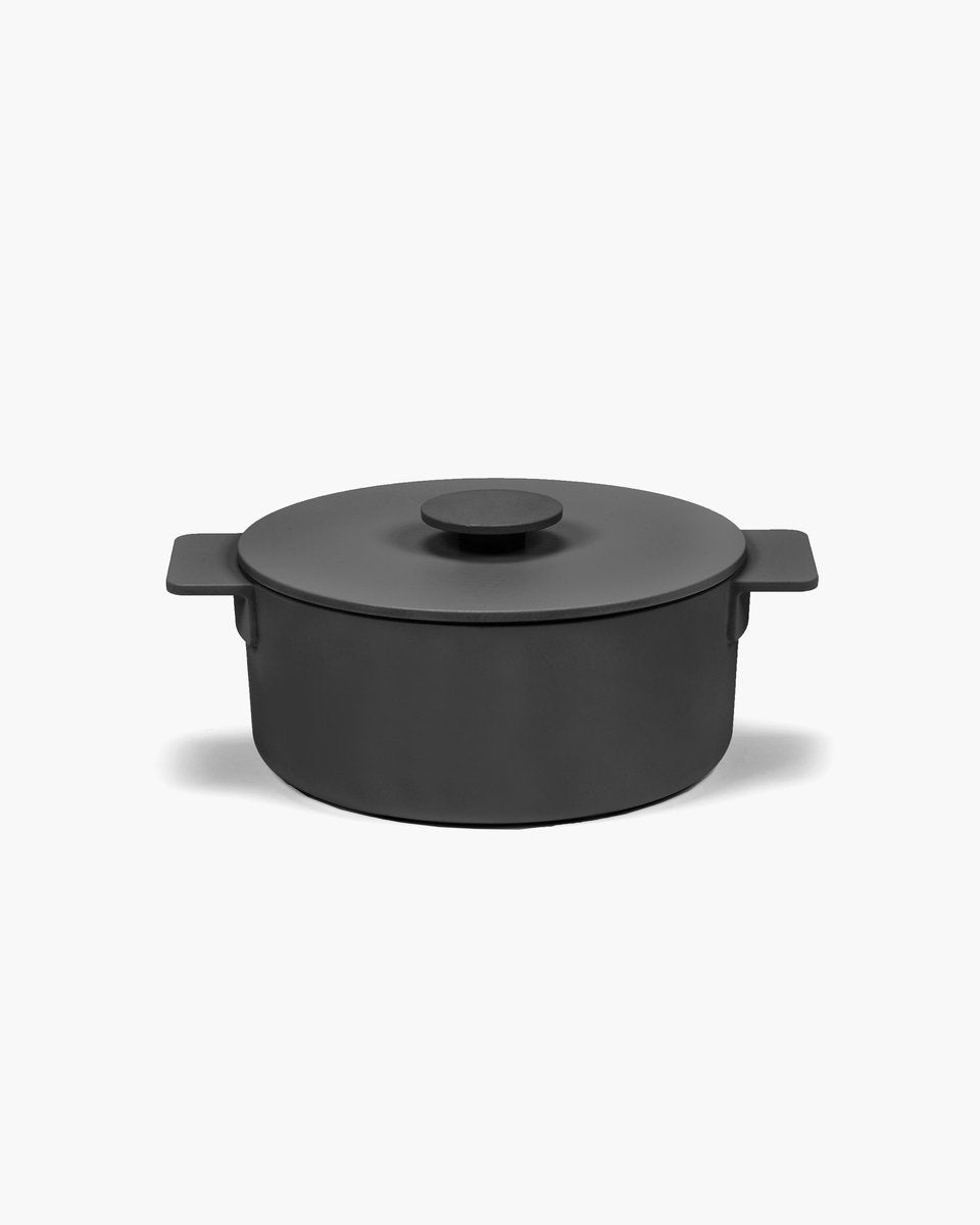 Serax - sergio herman - overflade - bradepande m - sort - l 29cm - 5,75kg