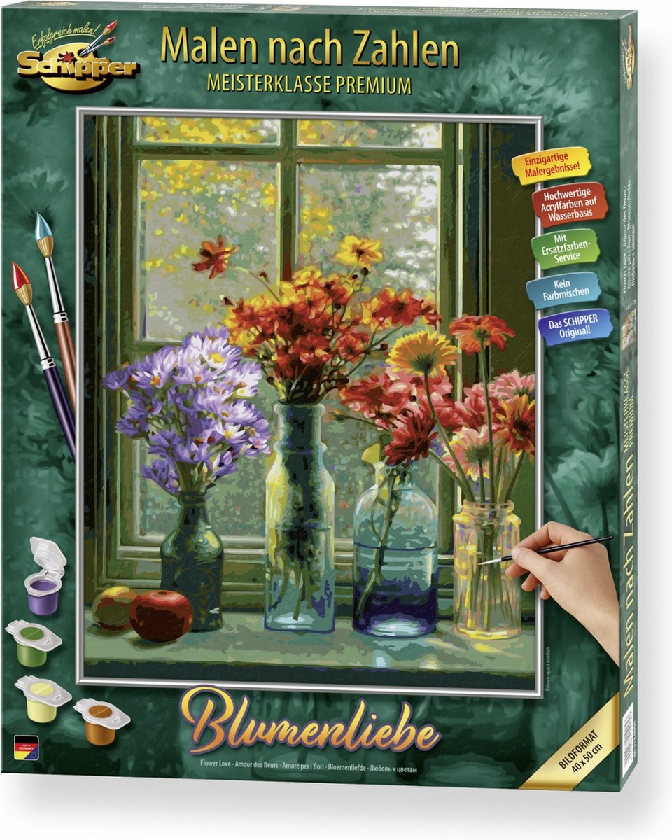 Schipper blomster elsker - 40x50 cm