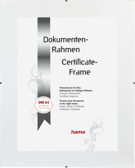 Hama fotoramme - rammeclips - 21 x 29,7 cm - antirefleks