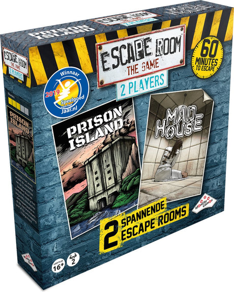 Identitetsspil escape room spillet for 2 spillere - brainteaser - flugt inden for tiden