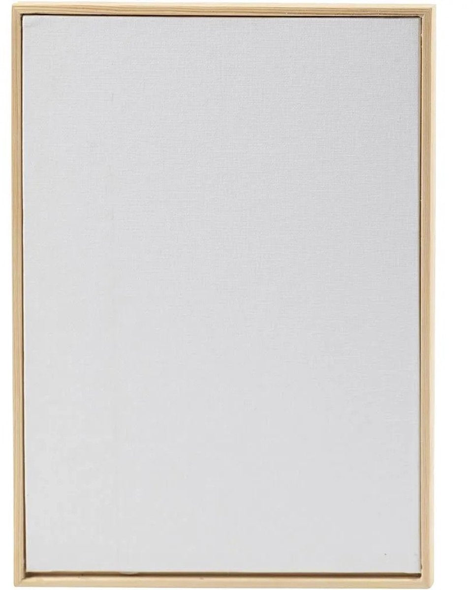 Creativ company cc lærredspanel med ramme a4 21x29,7 cm 280 gr hvid